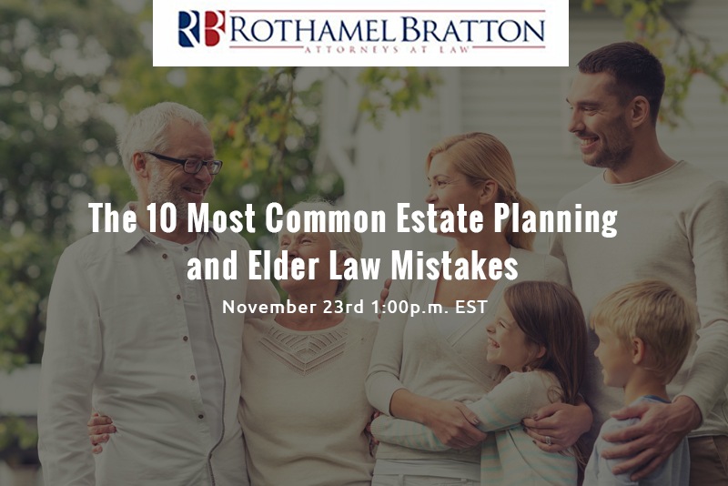 Are You Making Any of the 10 Most Common Estate Planning Mistakes?